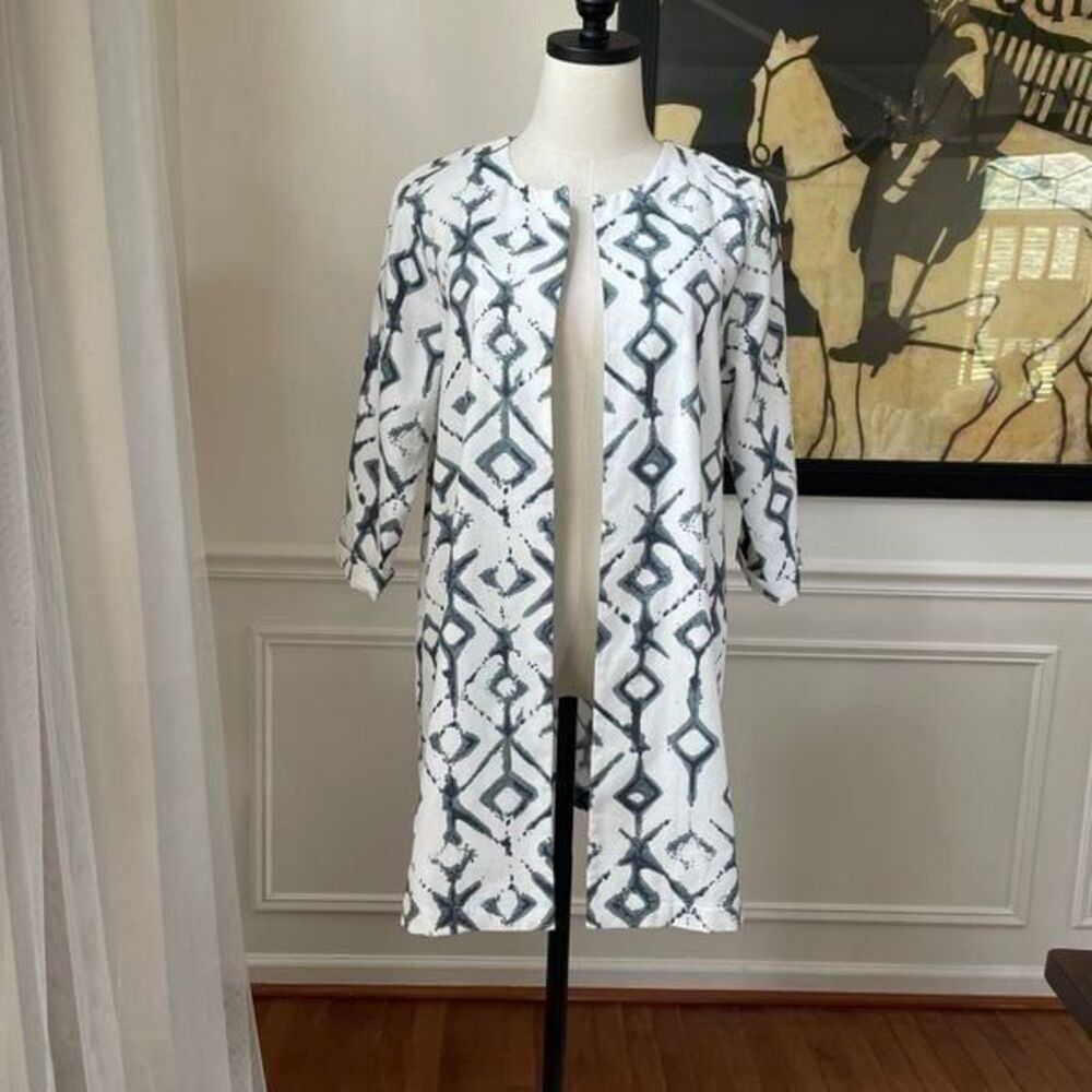 Trimdin Artisan Jackets Jewel Neck Tribal Collection M